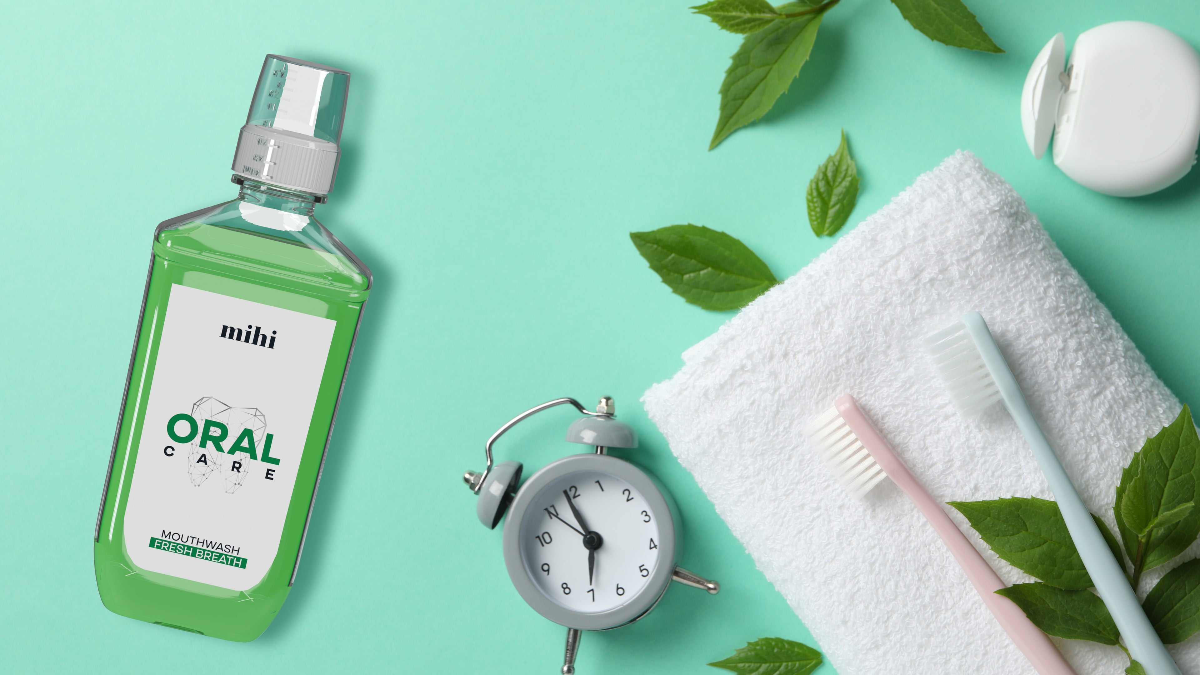 Oral Care. Mouthwash Fresh Breath
