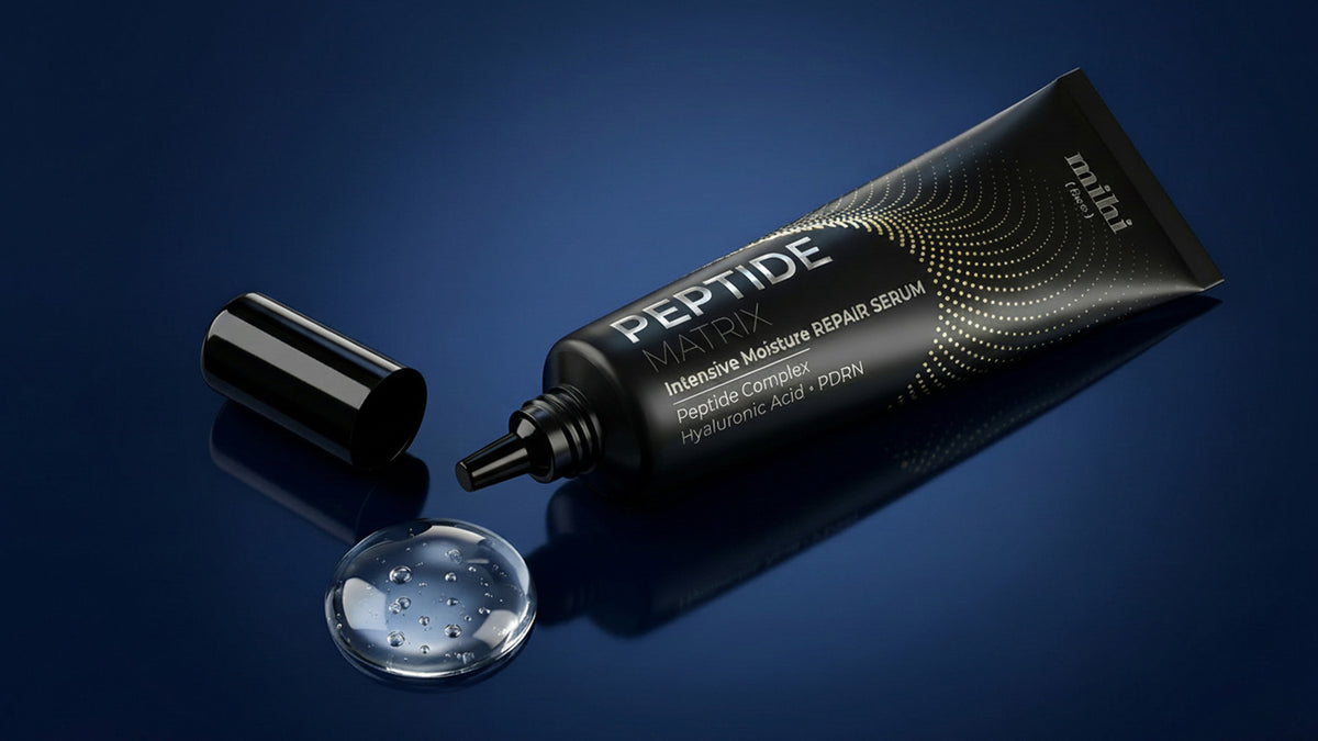 Peptide Matrix. Siero riparatore idratante intensivo con complesso peptidico · PDRN · Acido ialuronico