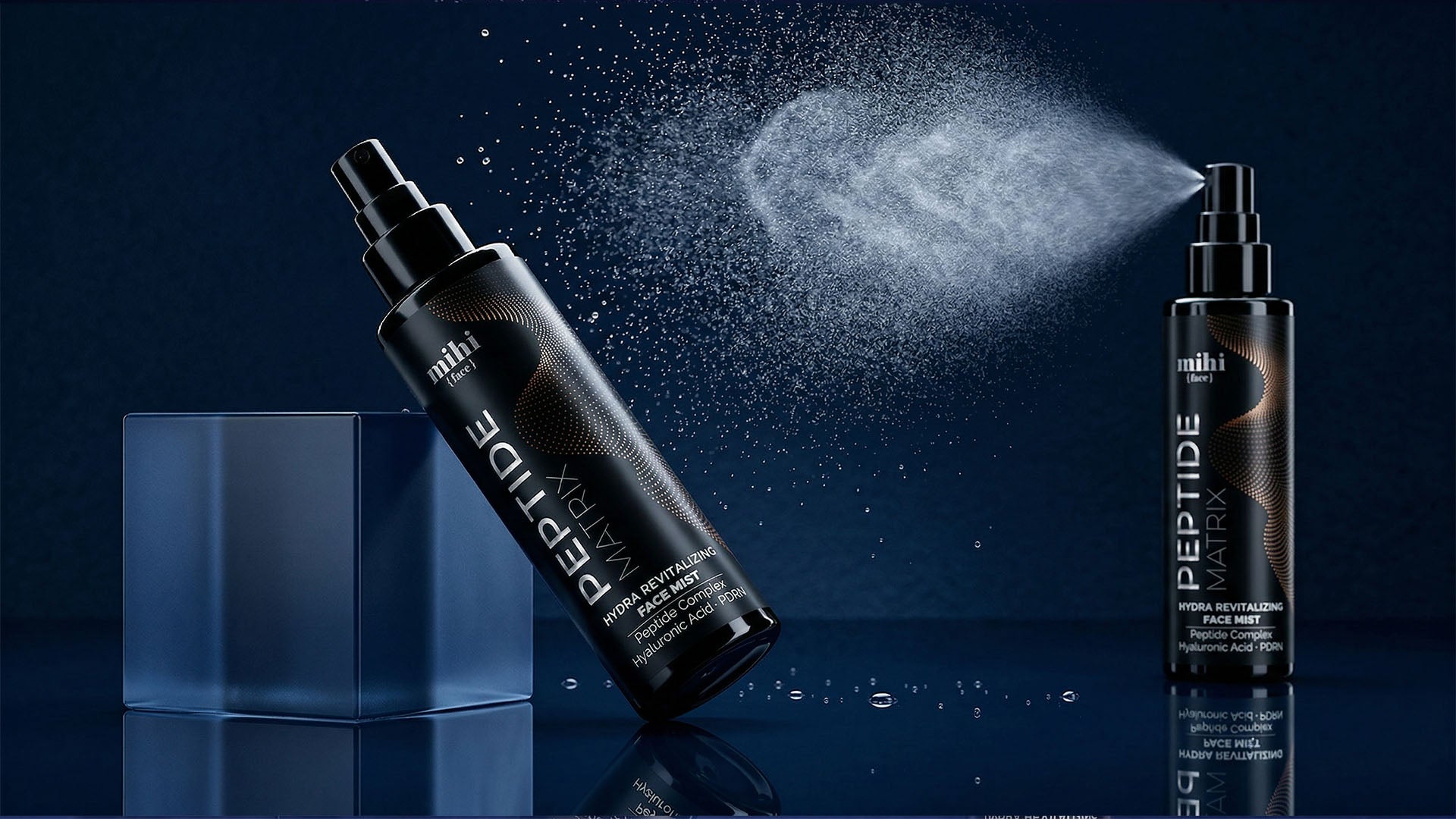 Peptide Matrix. Brume revitalisante pour le visage Hydra Complexe peptidique · PDRN · Acide hyaluronique