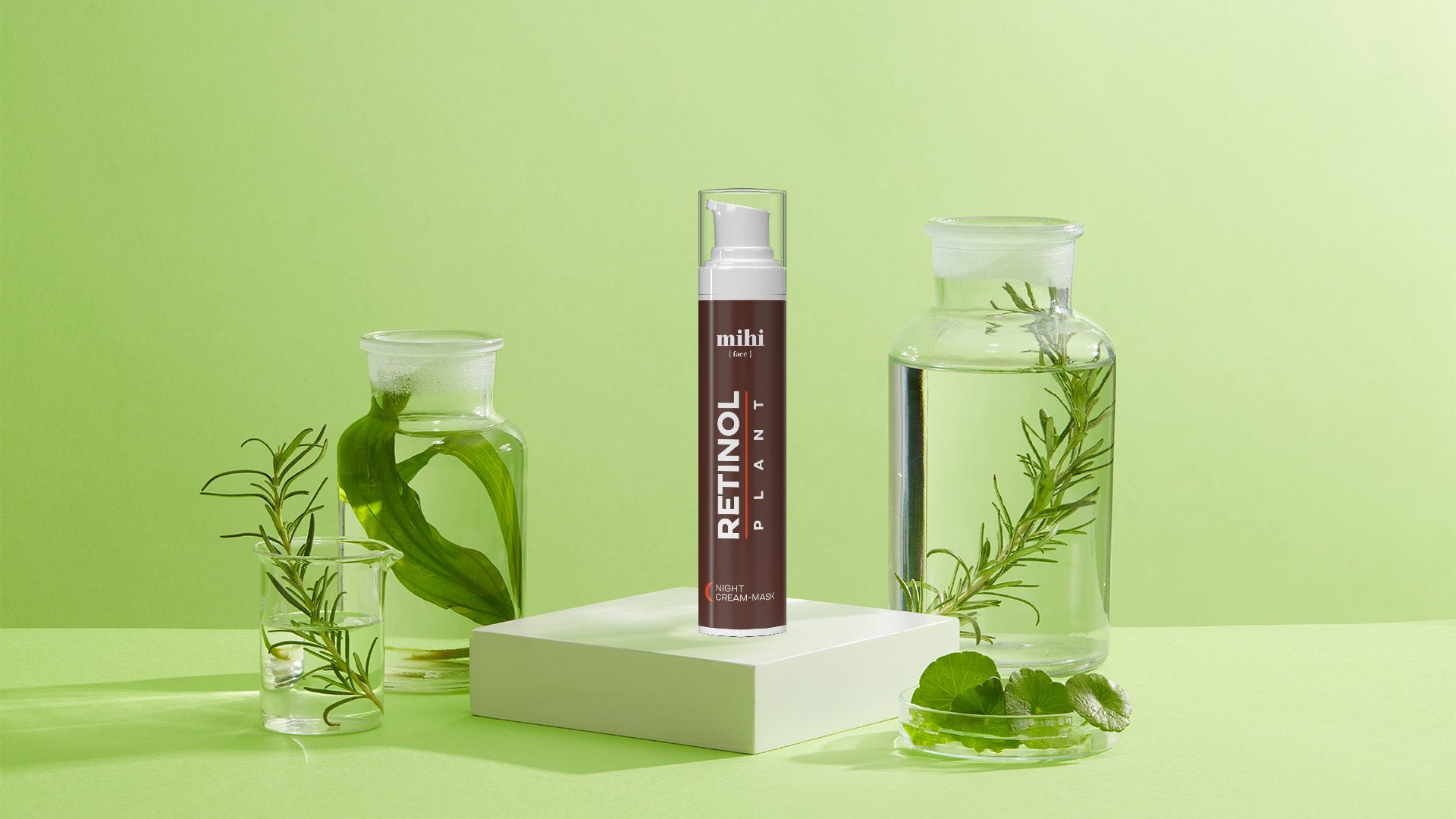 Retinol Plant. Night cream-mask