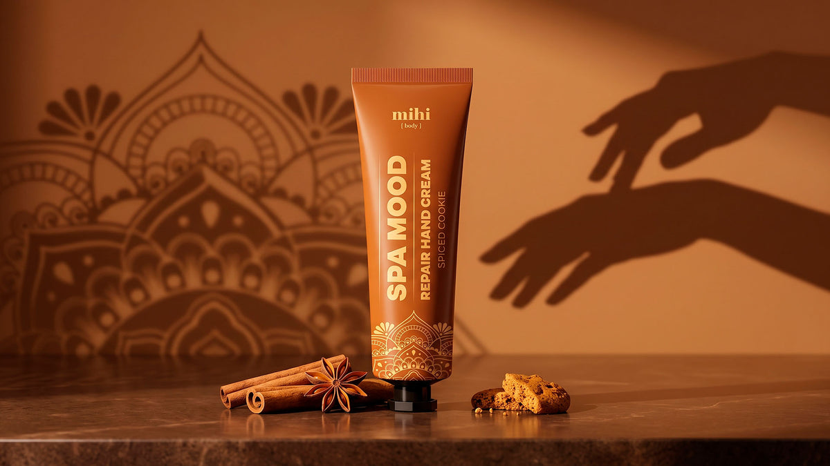 MIHI Spa Mood Crème mains réparatrice Biscuit aux épices 30 ml