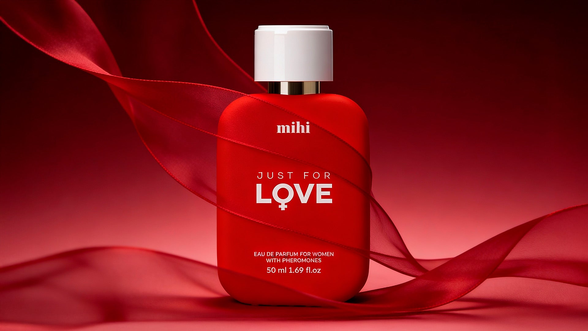 JUST FOR LOVE Eau de Parfum for Women with Pheromones – 50 ml – mihi Selection