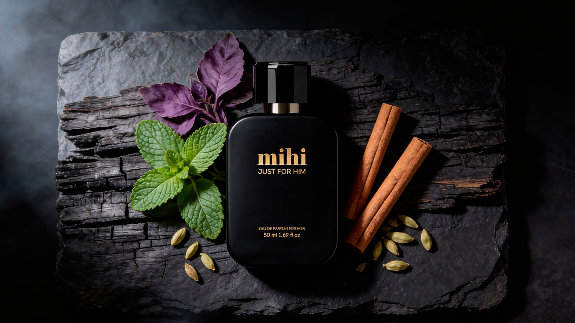 JUST FOR HIM Eau de Parfum for Men – 50 ml – mihi Selection