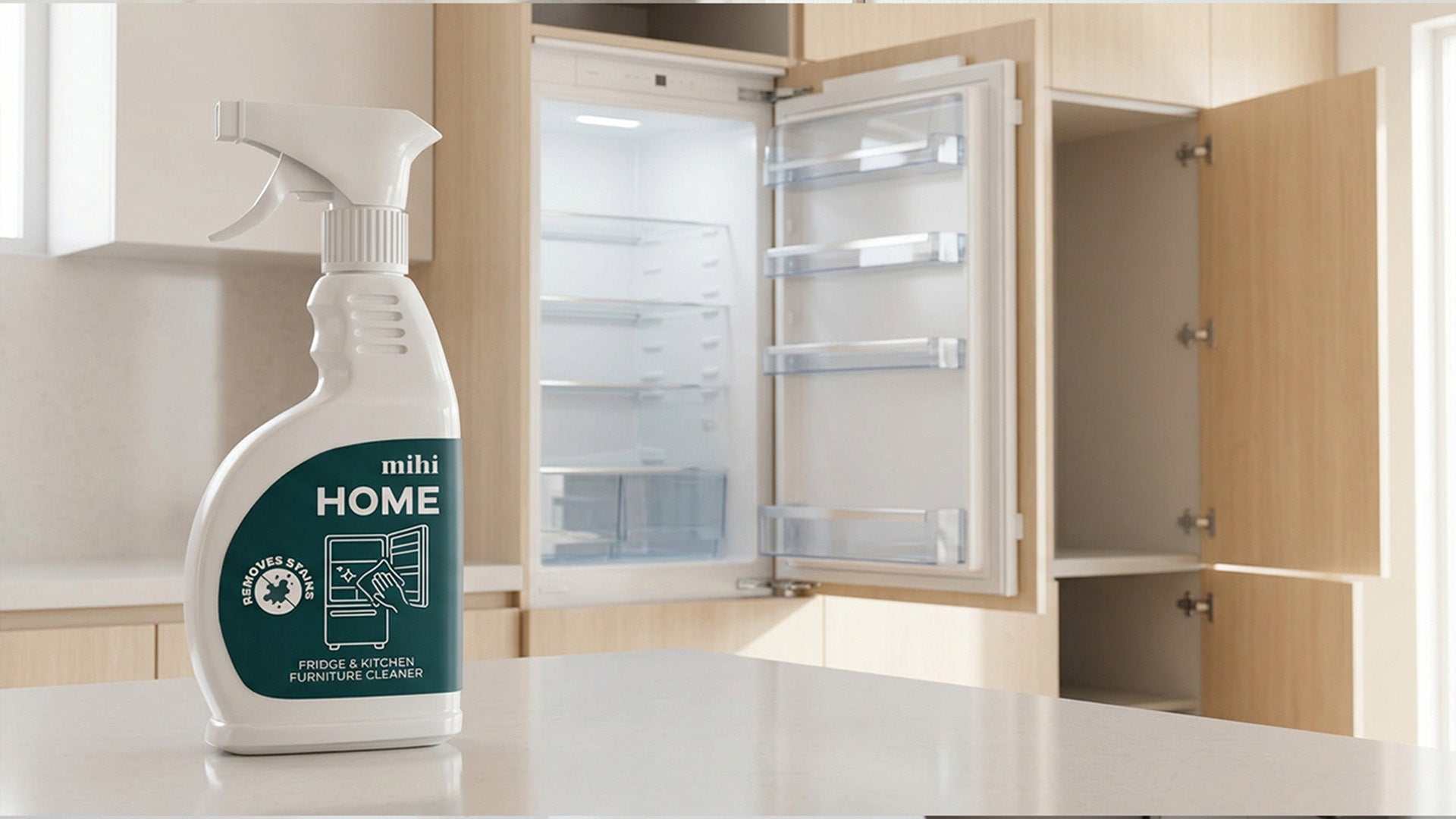 Nettoyant Réfrigérateur & Meubles de Cuisine – 300 ml – Sélection mihi — photo Mihi 2