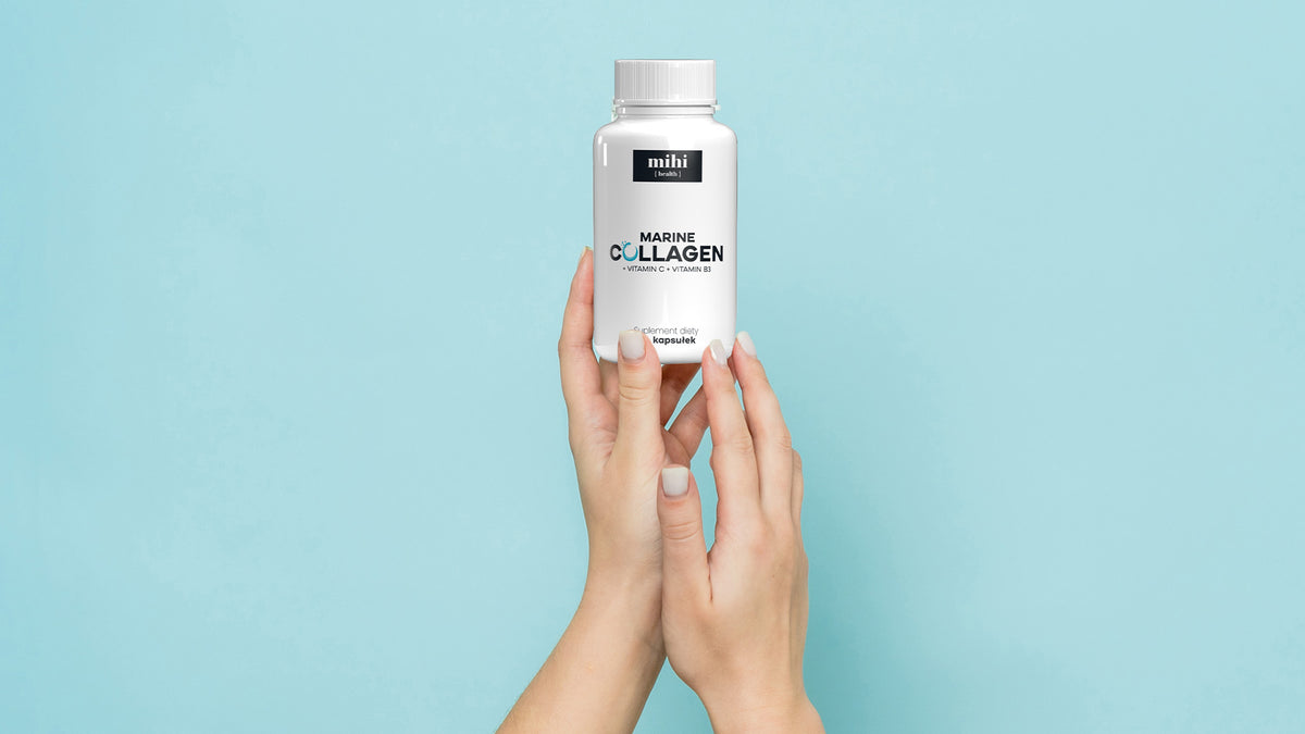 Vitamins. Marine Collagen + Vitamin C + Vitamin B3