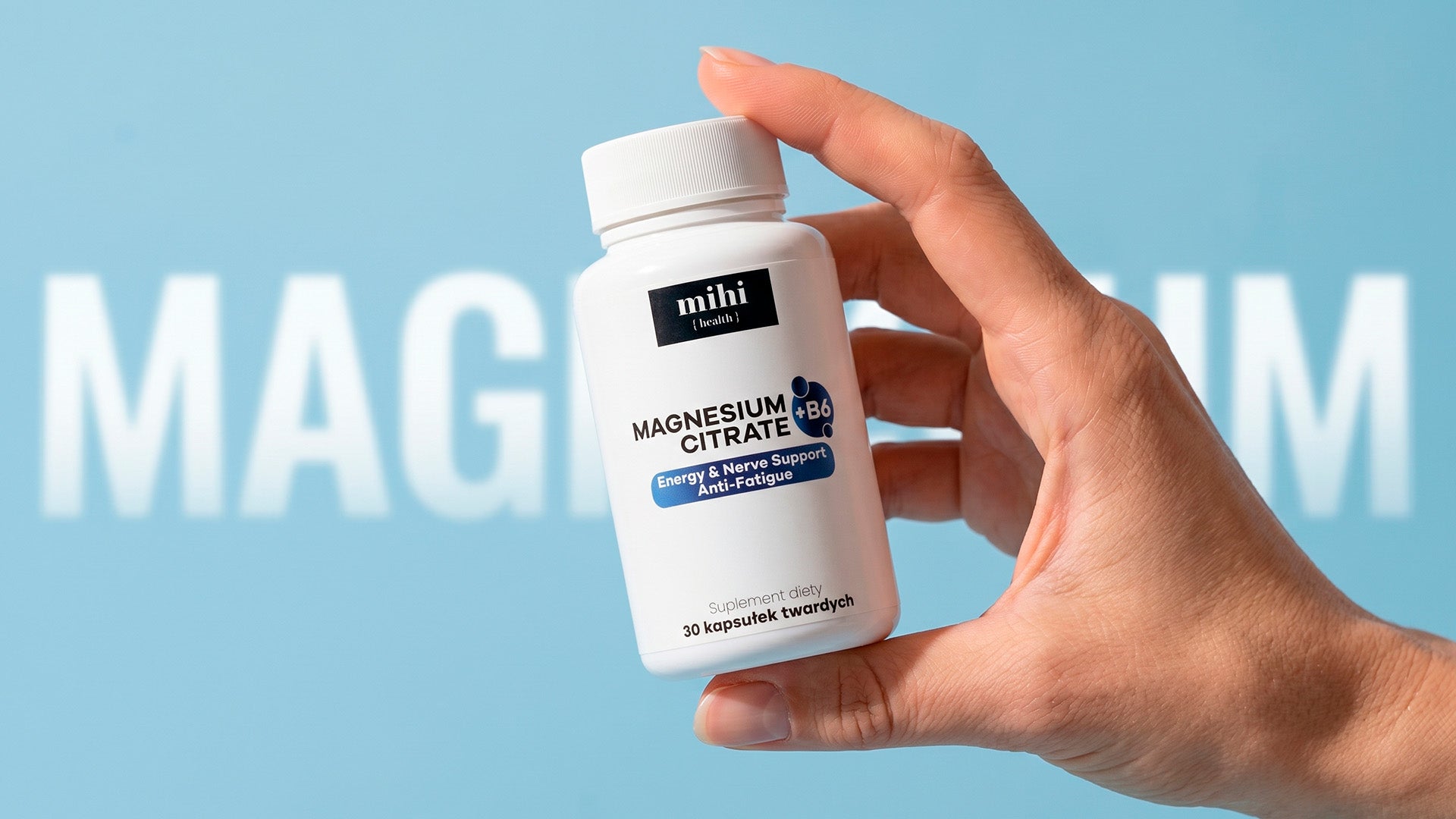 Vitamins. Magnesium Citrate + B6. Energy & Nerve Support. Anti-Fatigue