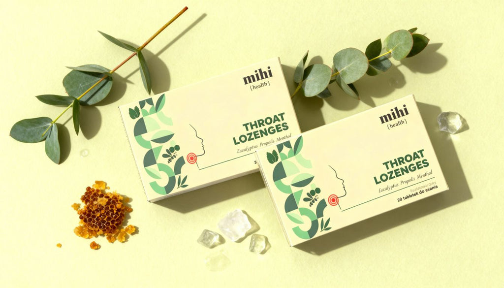 Vitamins. Pastilles pour la gorge Eucalyptus, Propolis, Menthol – image 2