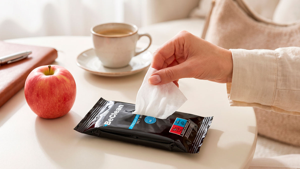 MIHI Lingettes humides hygiéniques Fresh 15 pièces