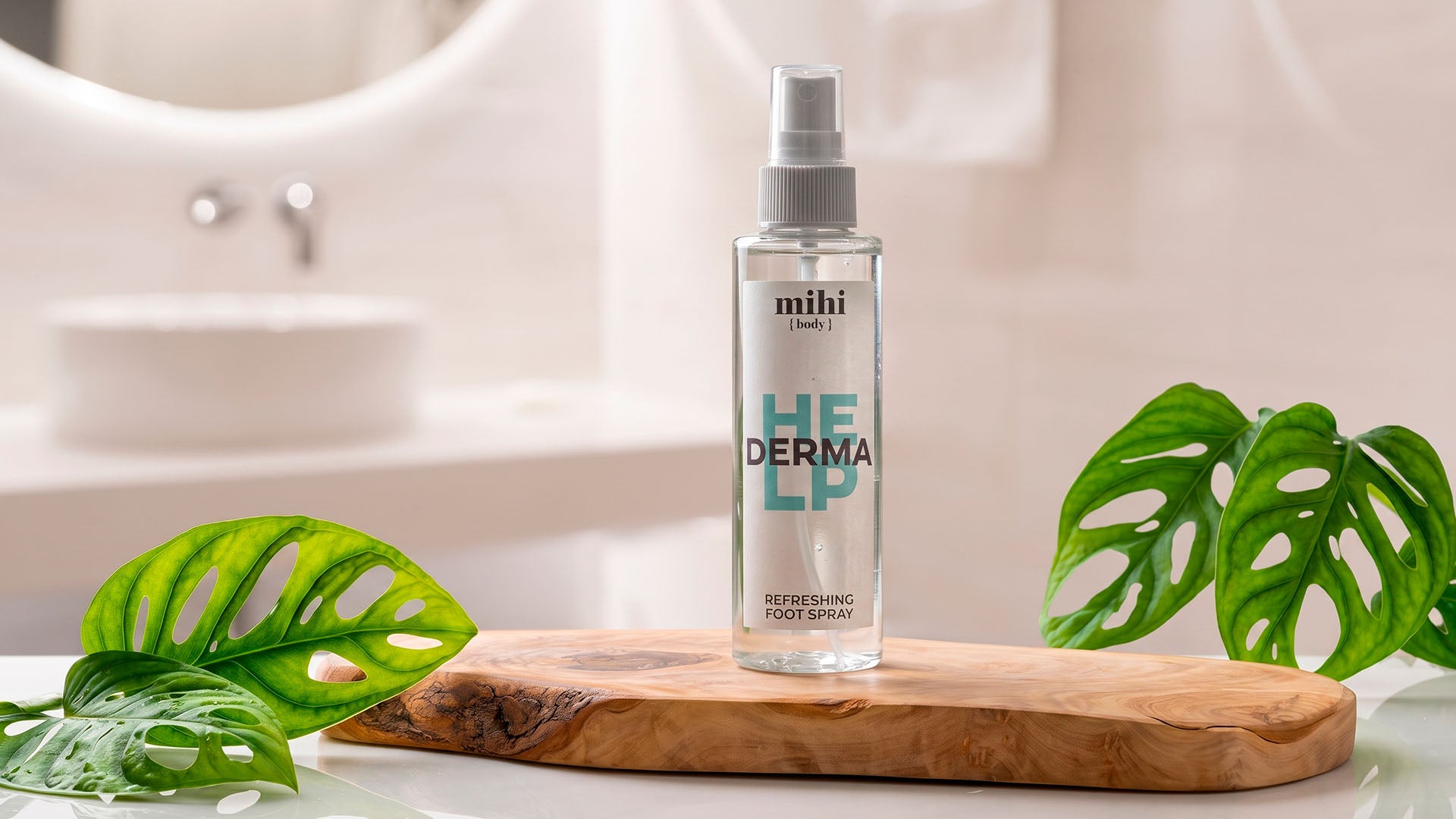 Spray rafraîchissant pour les pieds