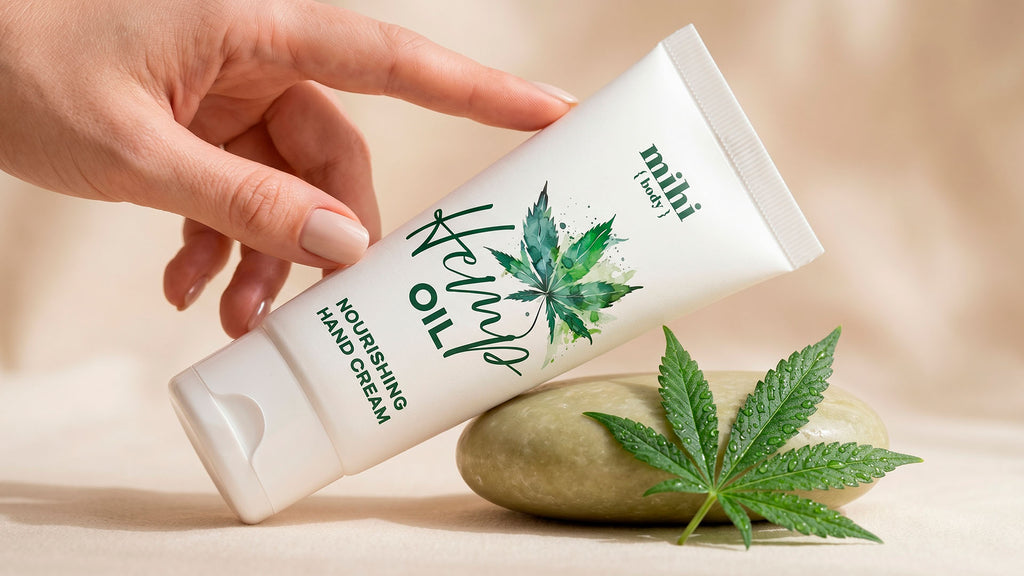 Hemp Oil. Nourishing Hand Cream