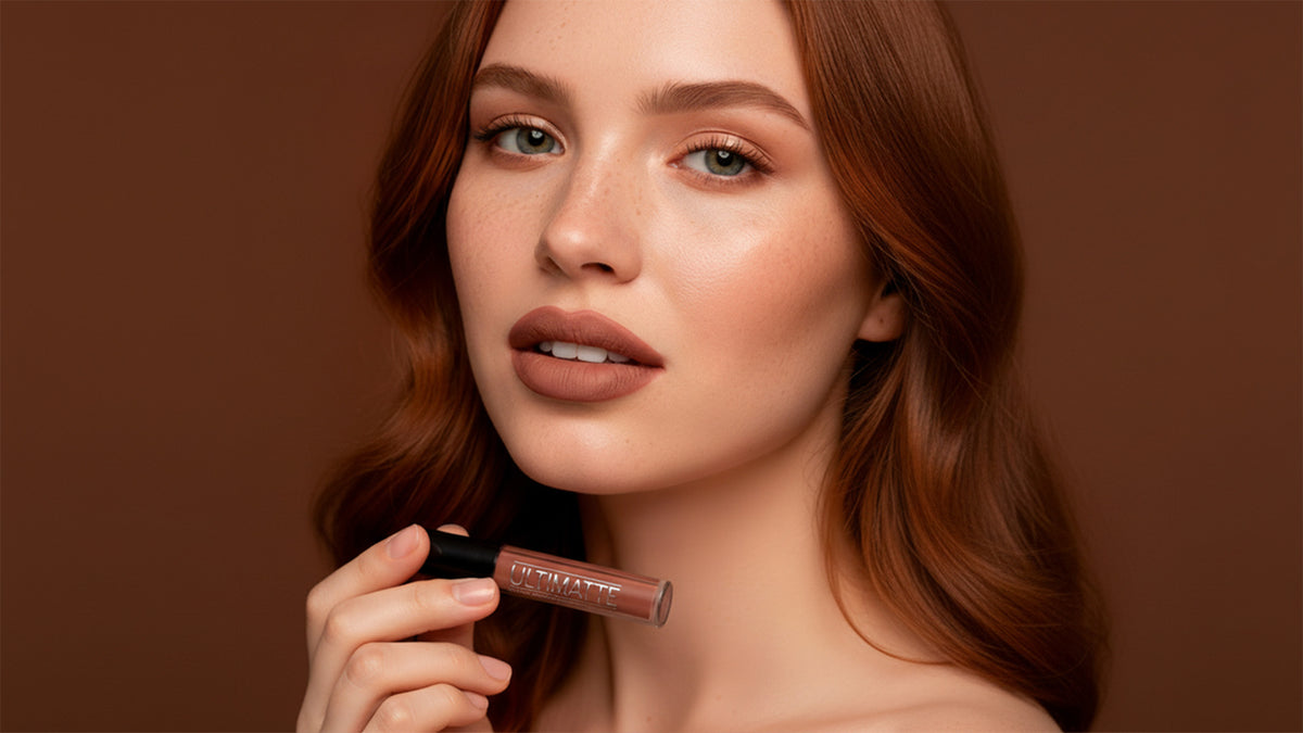 MIHI UltiMatte Vloeibare matte lippenstift Warm Nude 4 g