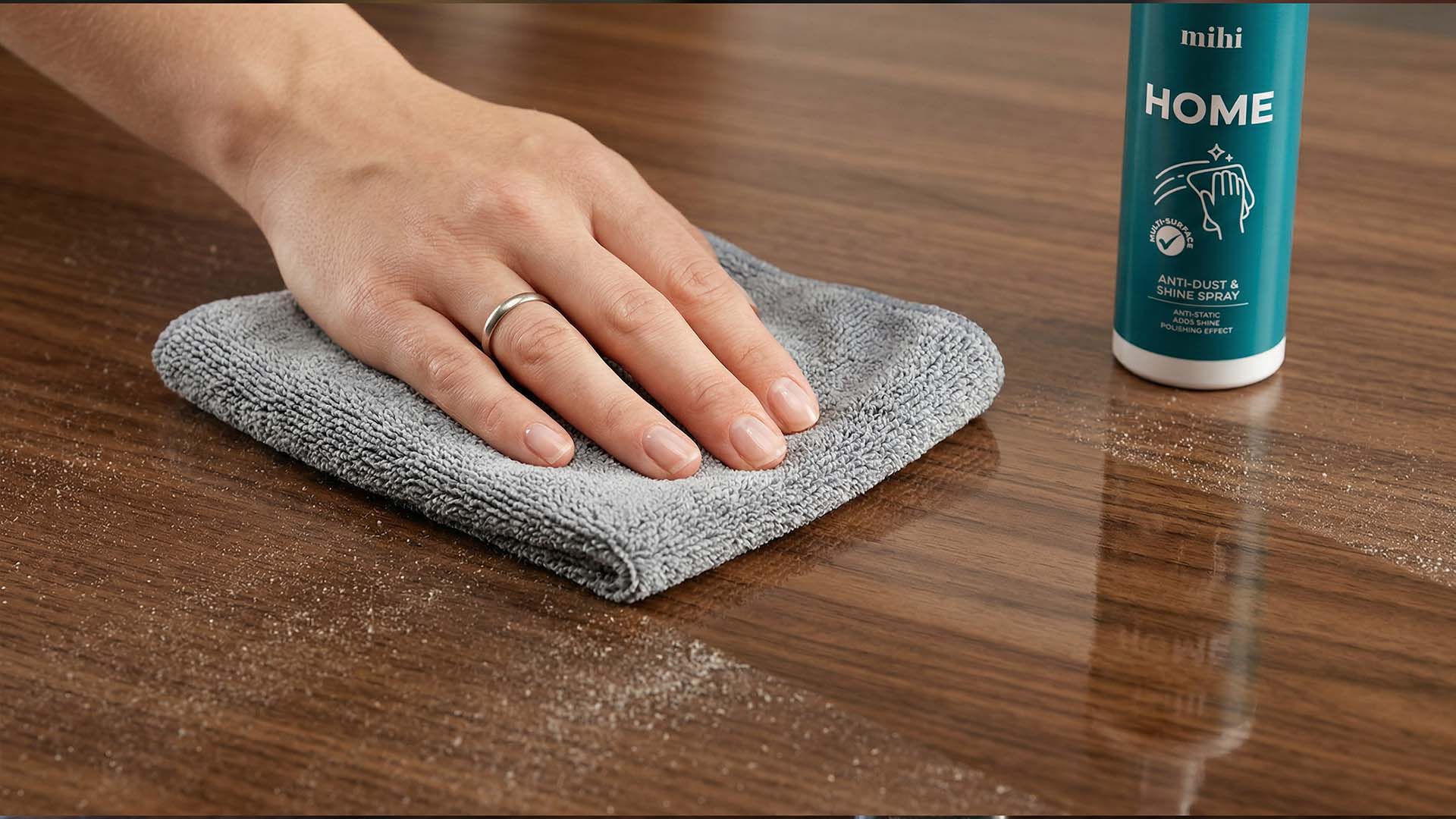 Spray anti-poussière et brillance pour la maison | SKINORA — photo Mihi 3