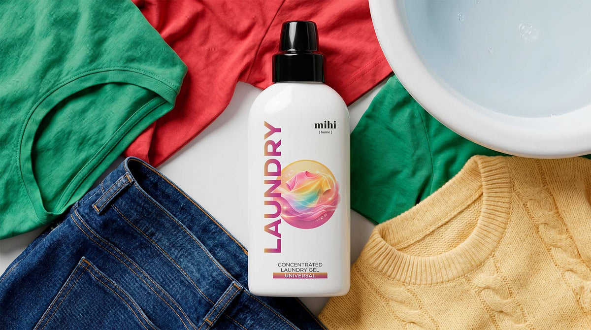 MIHI Concentrated Laundry Gel for Coloured Fabrics 750 ml