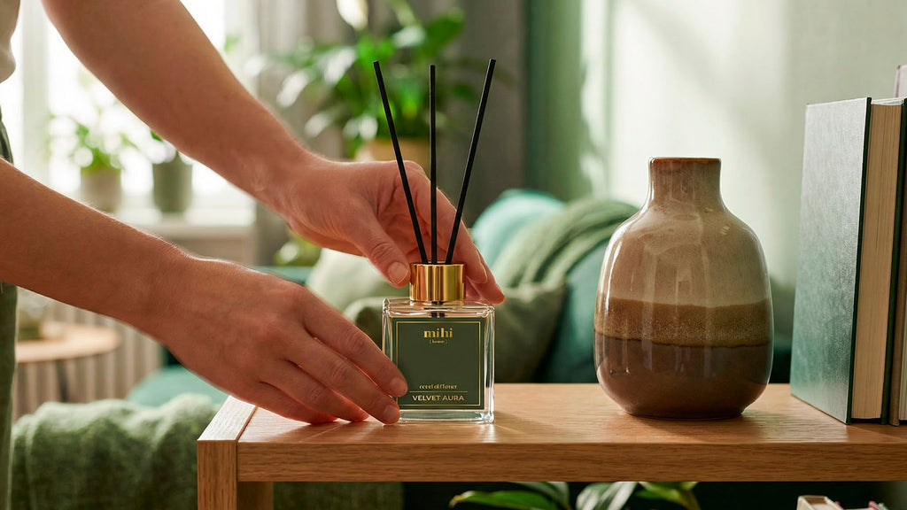 Diffuseur de parfum à bâtonnets Fruit Wine | SKINORA — photo Mihi 3
