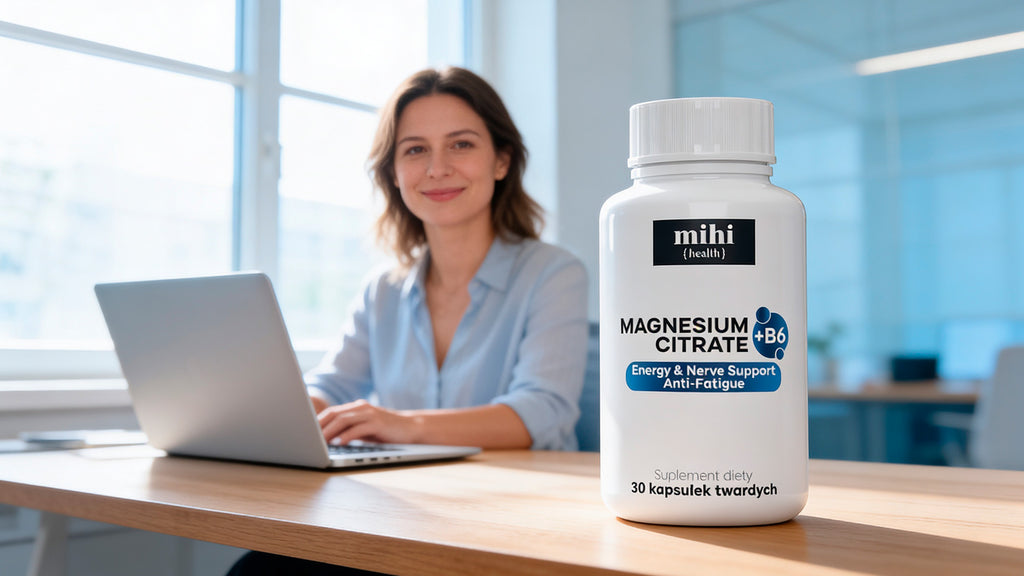 MIHI Vitamins Magnesium Citrate + B6, 30 units