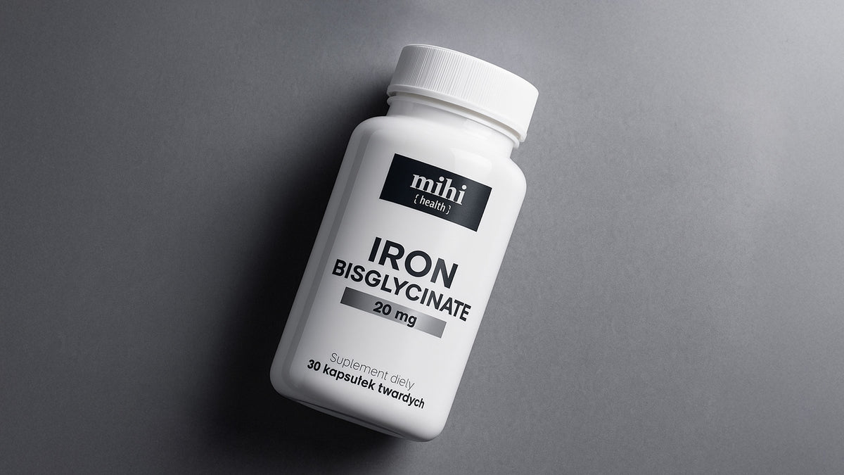 MIHI Diglicynian żelaza 20 mg 30 kapsułek