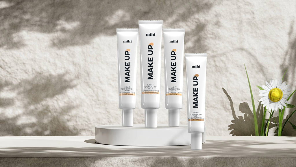MIHI Leichte Foundation mit Hyaluronsäure Sand 30 ml