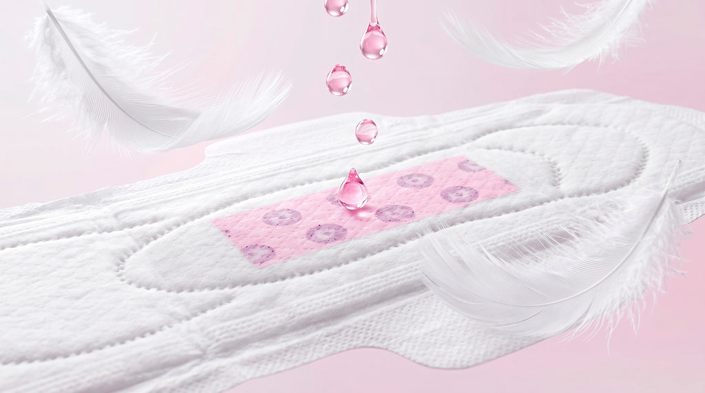 MIHI Secret Care Sanitary Pads with Anion Strip
