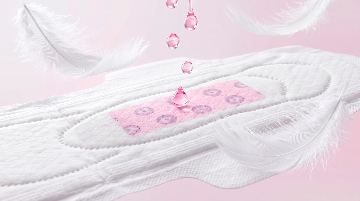 MIHI Secret Care Sanitary Pads with Anion Strip