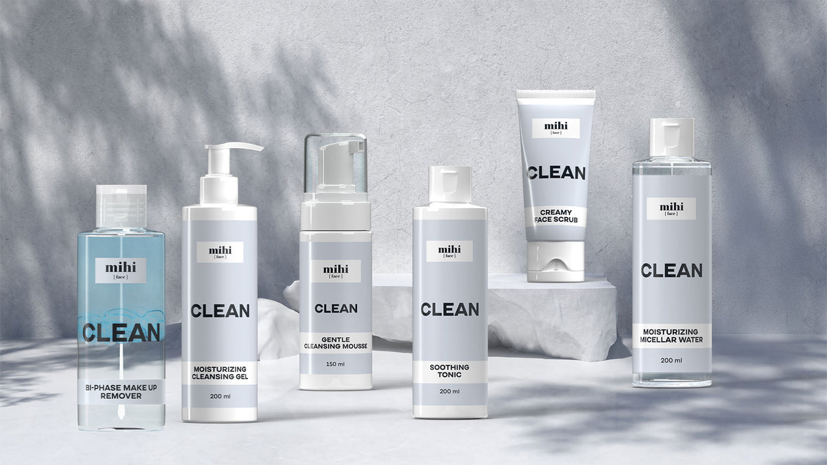 MIHI Clean Face Moisturising Micellar Water 200 ml