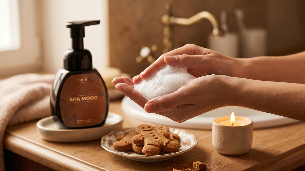 MIHI Jabón espumoso perfumado Spiced Cookie 300 ml