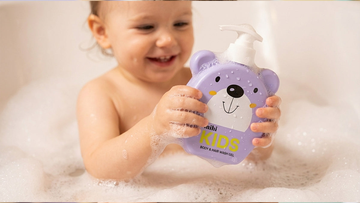 MIHI Kids Gel lavant pour le corps et les cheveux 300 ml