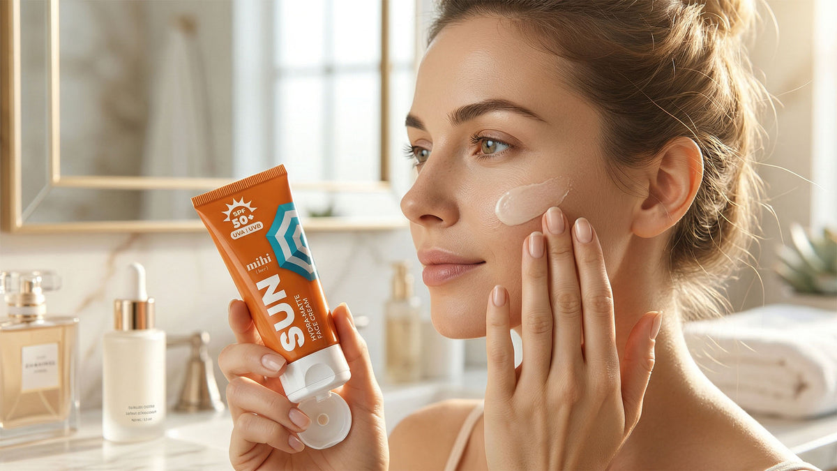 MIHI Krem do twarzy hydra-matujący SPF 50+ 50 ml