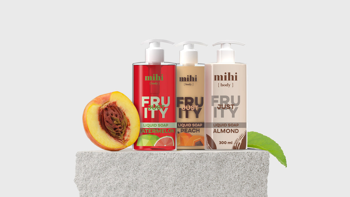 MIHI Flüssigseife Pfirsich 300 ml