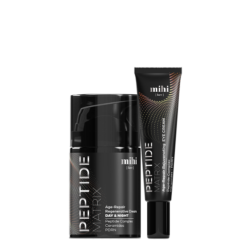 MIHI Coffret Peptide Matrix : crème régénérante et contour des yeux