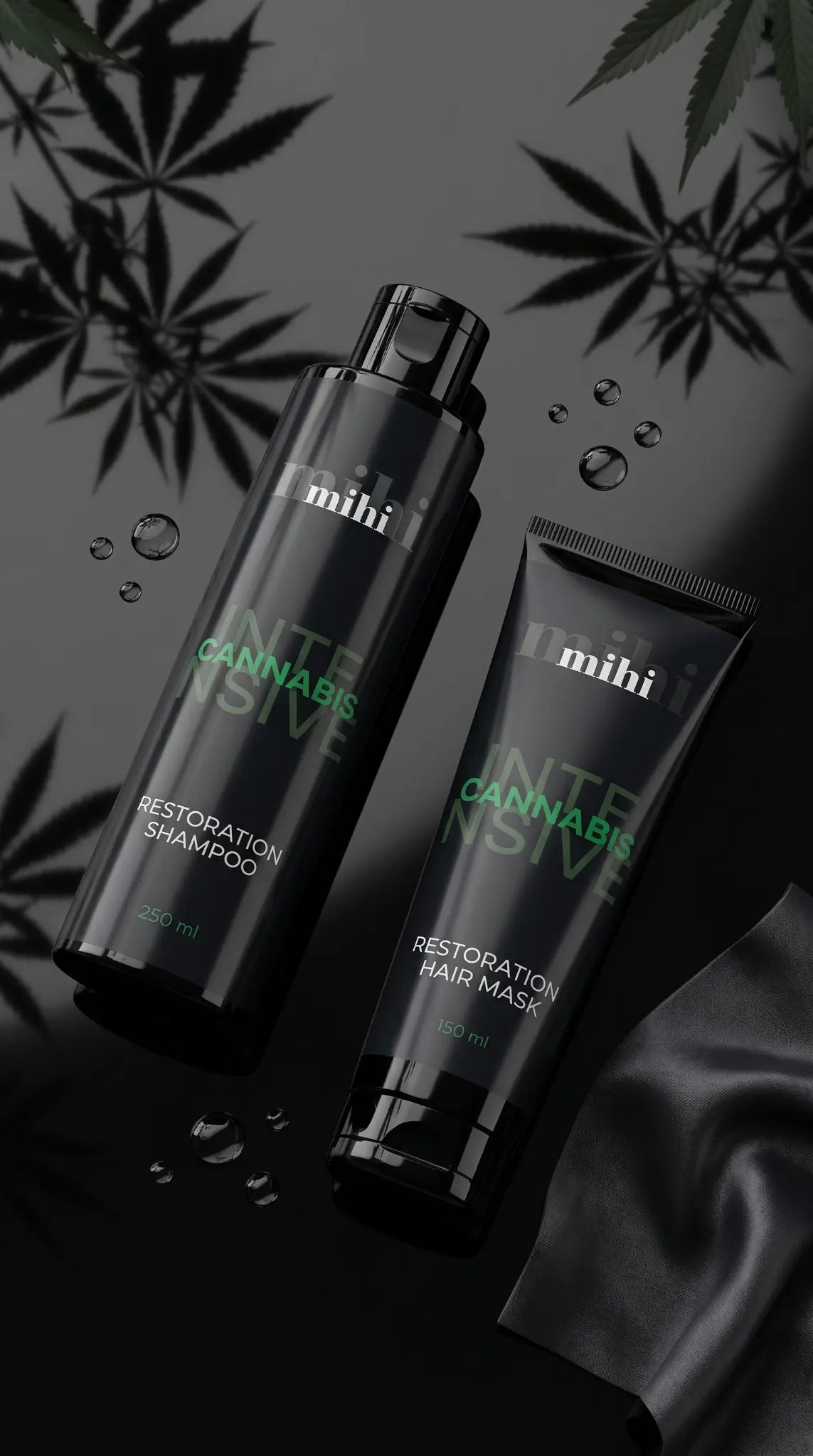 Masque réparateur pour cheveux – Cannabis Intensive | SKINORA