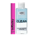 MIHI Coffret regard : démaquillant biphasé et mascara waterproof Infinity