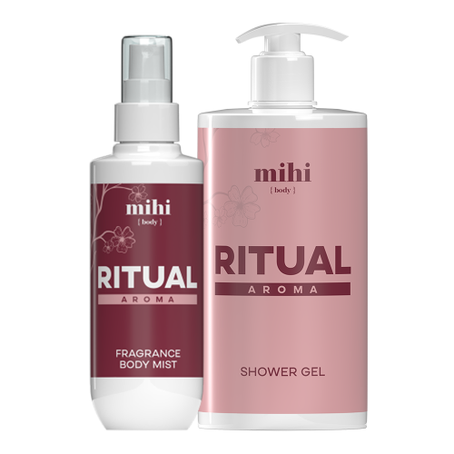 MIHI Coffret Aroma Ritual : gel douche et brume corporelle parfumée