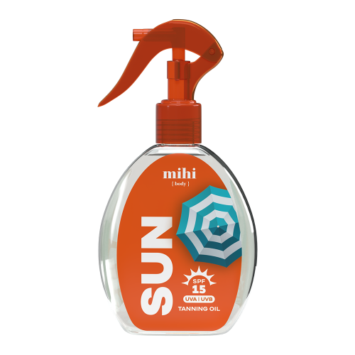 SUN. Huile de bronzage SPF 15